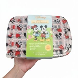 Disney Mickey and Minnie Red Meal Containers